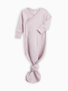 Colored Organics Kids'  Organic Indy Kimono Gown In Purple