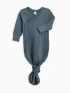 Colored Organics Kids'  Organic Indy Kimono Gown In Blue