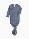 Colored Organics Kids'  Organic Indy Kimono Gown In Gray