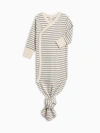 Colored Organics Kids'  Organic Indy Kimono Gown In Neutral