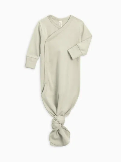 Colored Organics Kids'  Organic Indy Kimono Gown In Nude
