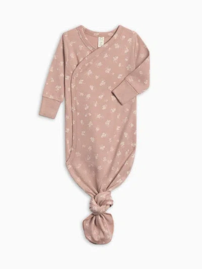 Colored Organics Kids'  Organic Indy Kimono Gown In Pink