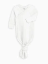 Colored Organics Kids'  Organic Indy Kimono Gown In White