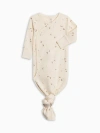 Colored Organics Kids'  Organic Indy Kimono Gown In White
