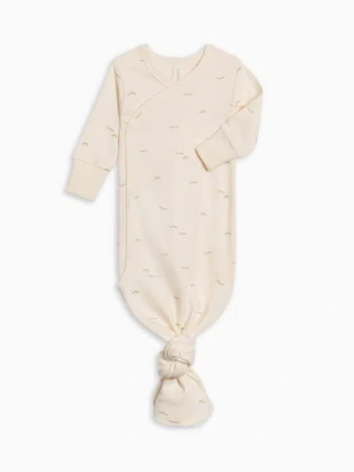 Colored Organics Kids'  Organic Indy Wrap Gown In Multi