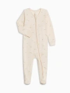 Colored Organics Kids'  Organic Peyton Zipper Sleeper In Neutral