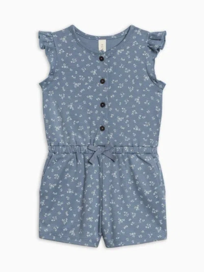 Colored Organics Kids'  Organic Shaye Romper In Blue