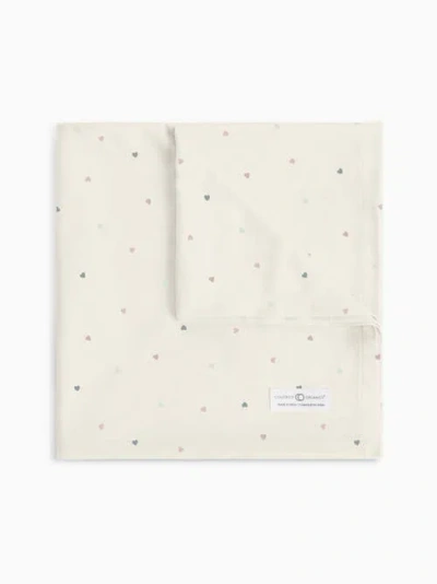 Colored Organics Organic Swaddle Blanket In White