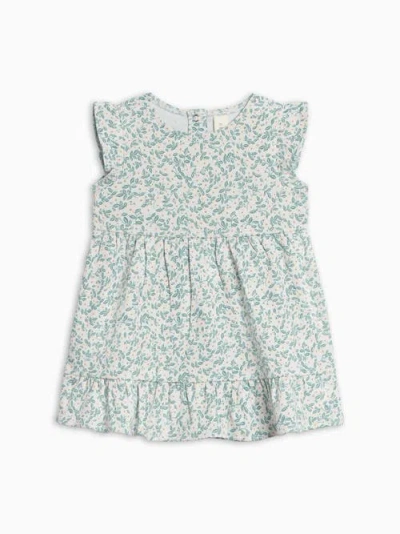 Colored Organics Kids'  Organic Tilly Tiered Dress In Blue