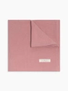 Colored Organics Organic Waffle Knit Baby Blanket In Red