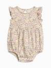 Colored Organics Sommer Organic Tank Romper In Neutral