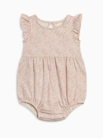 Colored Organics Babies'  Sommer Organic Tank Romper In Pink
