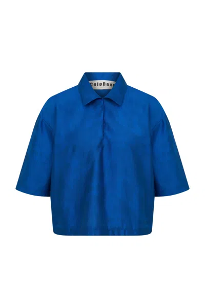 Coloreve Women's Blue Shirt Blouse
