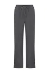 Coloreve Women's Green Dark Grey Sweat Pants In Gray