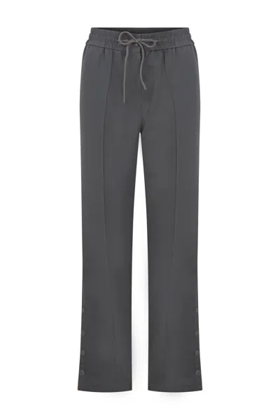 Coloreve Women's Green Dark Grey Sweat Pants In Gray