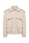 Coloreve Women's Neutrals Soft Cave Biker Jacket In Neutral