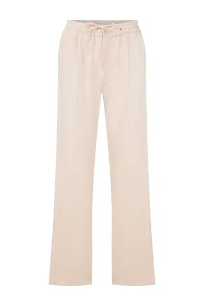 Coloreve Women's Neutrals Soft Cream Sweat Pants In White