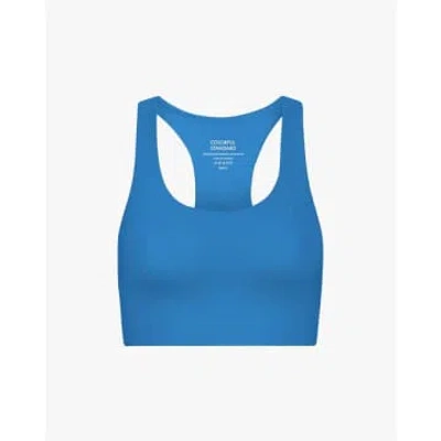 Colorful Standard Active Cropped Bra Pacific Blue
