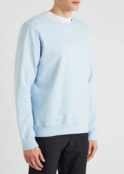 Colorful Standard Cotton Sweatshirt In Light Blue 2