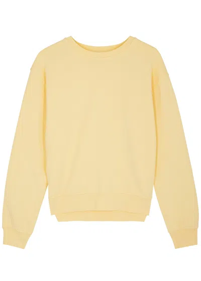 Colorful Standard Cotton Sweatshirt In Yellow