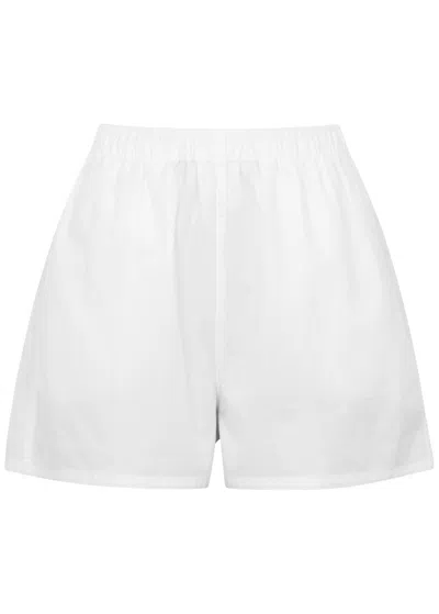 Colorful Standard Cotton-twill Shorts In White