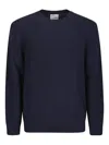 Colorful Standard Knitted Crewneck Sweater In Blue