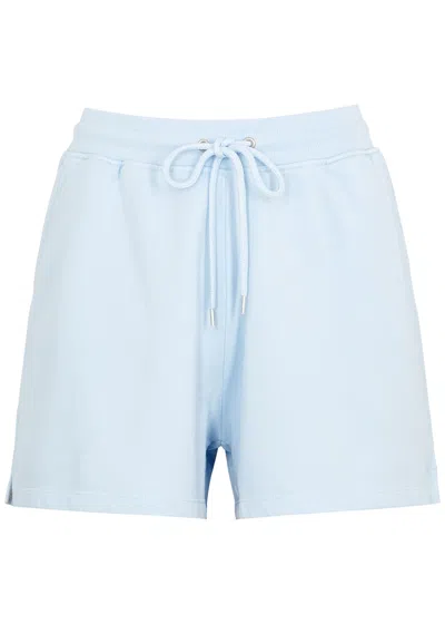 Colorful Standard Cotton Shorts In Light Blue