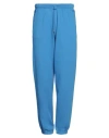 Colorful Standard Man Pants Azure Size M Cotton In Blue
