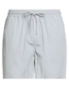 Colorful Standard Man Shorts & Bermuda Shorts Light Grey Size L Organic Cotton In Gray