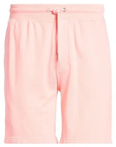 Colorful Standard Man Shorts & Bermuda Shorts Salmon Pink Size Xs Organic Cotton