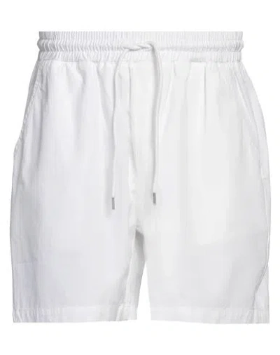 Colorful Standard Man Shorts & Bermuda Shorts White Size L Organic Cotton In Brown