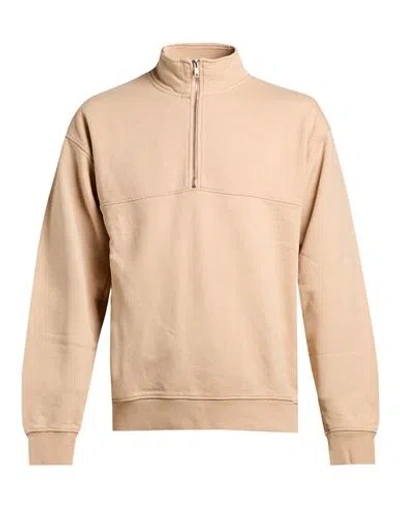 Colorful Standard Man Sweatshirt Beige Size Xxl Organic Cotton In Brown