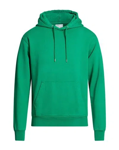 Colorful Standard Man Sweatshirt Green Size S Organic Cotton