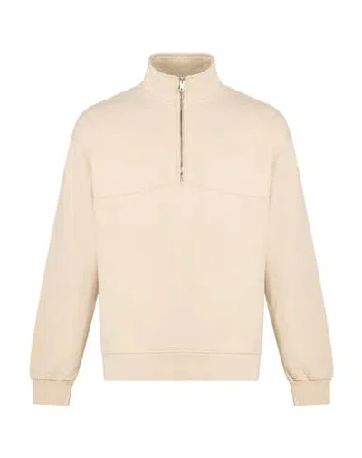 Colorful Standard Man Sweatshirt Ivory Size S Organic Cotton In Neutral