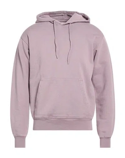 Colorful Standard Man Sweatshirt Lilac Size S Organic Cotton In Purple