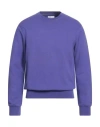 Colorful Standard Man Sweatshirt Purple Size S Organic Cotton