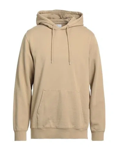 Colorful Standard Man Sweatshirt Sand Size Xxl Organic Cotton In Nude