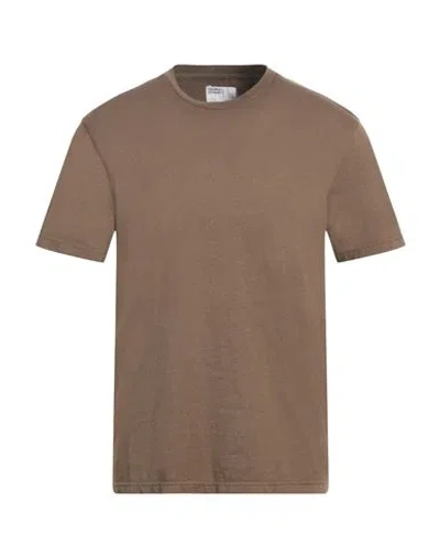 Colorful Standard Man T-shirt Brown Size L Organic Cotton