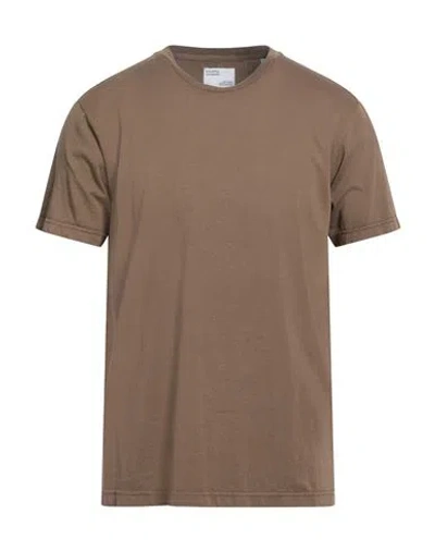 Colorful Standard Man T-shirt Chocolate Brown Size Xxl Organic Cotton