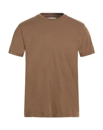 Colorful Standard Man T-shirt Light Brown Size S Organic Cotton