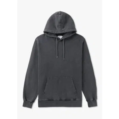 Colorful Standard Mens Classic Hoodie In Faded Black In Gray