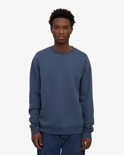 Colorful Standard Mens Classic Organic Crew Neck Sweatshirt In Animal Print