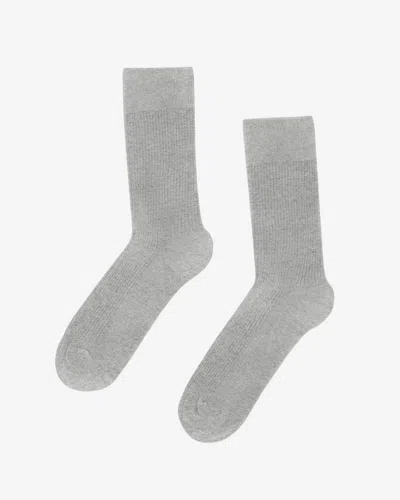 Colorful Standard Mens Classic Organic Socks In Heather Grey