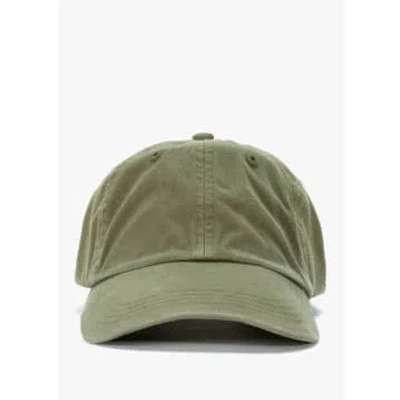 Colorful Standard Mens Organic Cotton Cap In Dusty Olive In Green