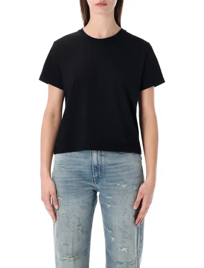 Colorful Standard Organic Boxy Crop Tee In Black
