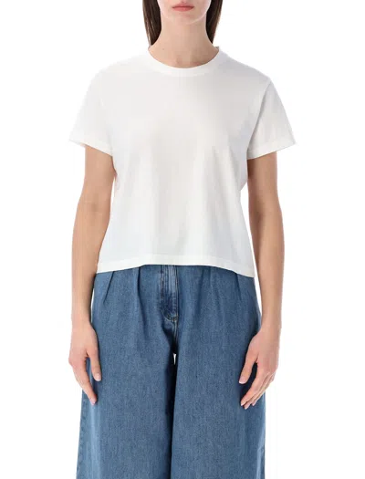 Colorful Standard Organic Boxy Crop Tee In White