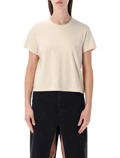 Colorful Standard Organic Boxy Crop Tee In White