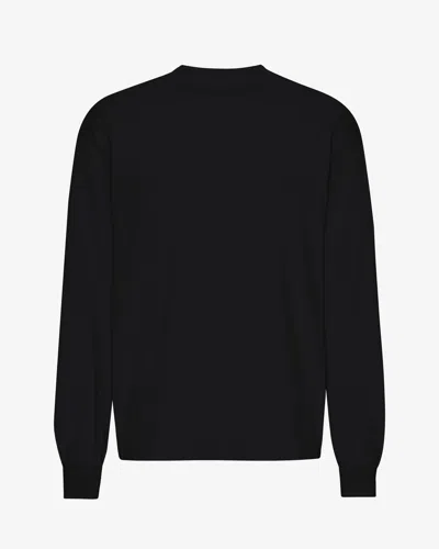 Colorful Standard Oversized Organic Long Sleeve T-shirt In Black