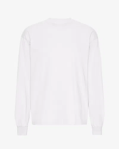 Colorful Standard Oversized Organic Long Sleeve T-shirt In White