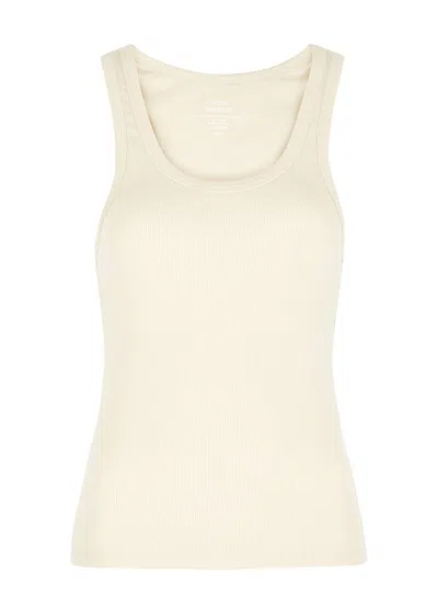 Colorful Standard Ribbed Stretch-cotton Tank In Ivory